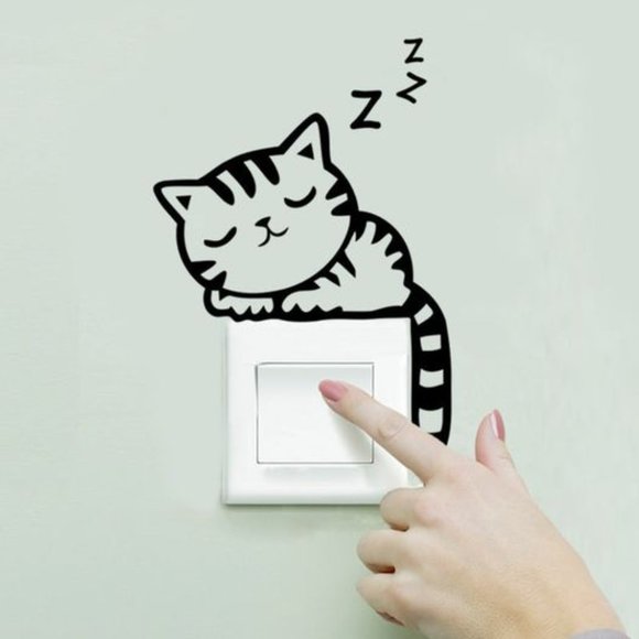 Cat Switch Stickers - Picture 1 of 6